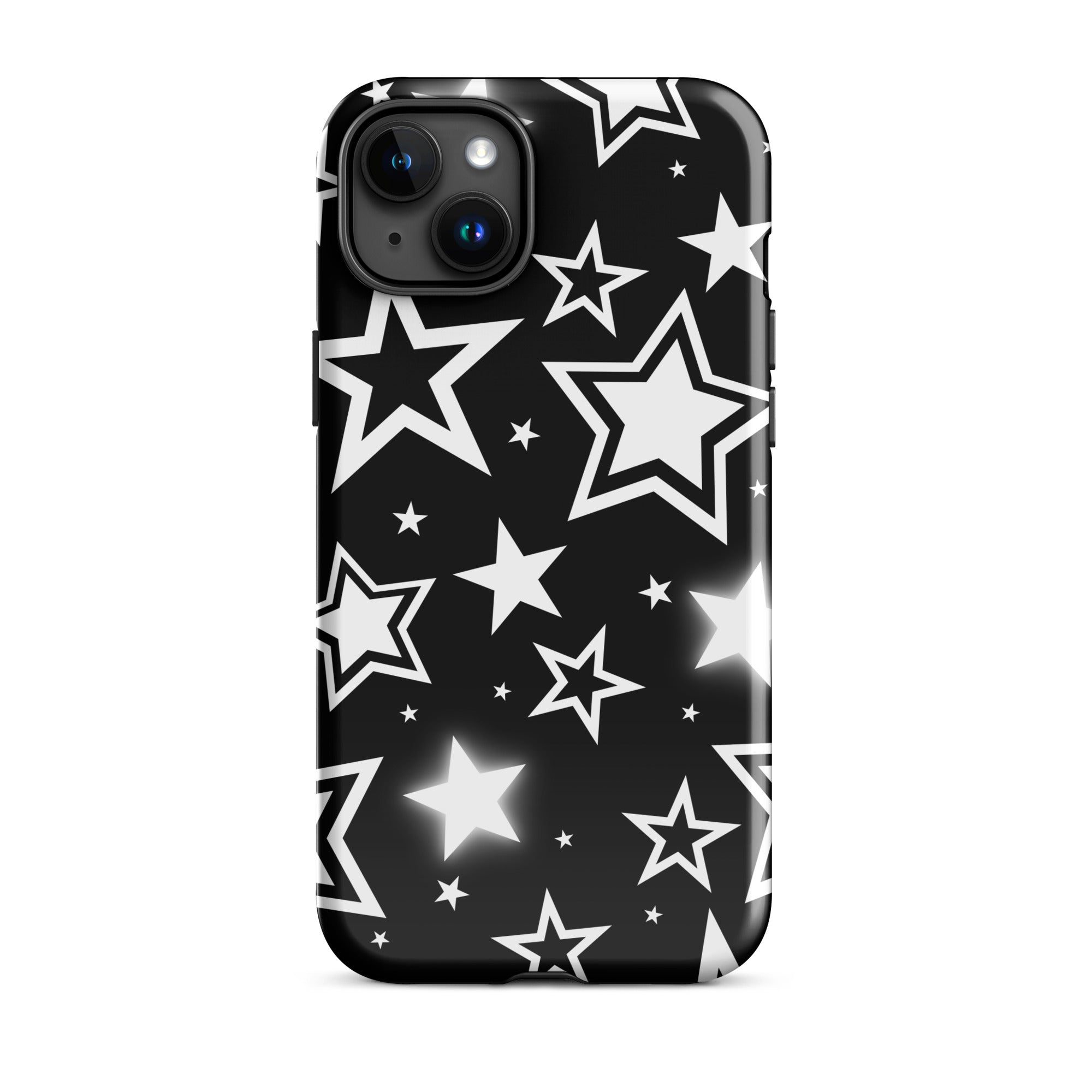 Black Stardust iPhone Case