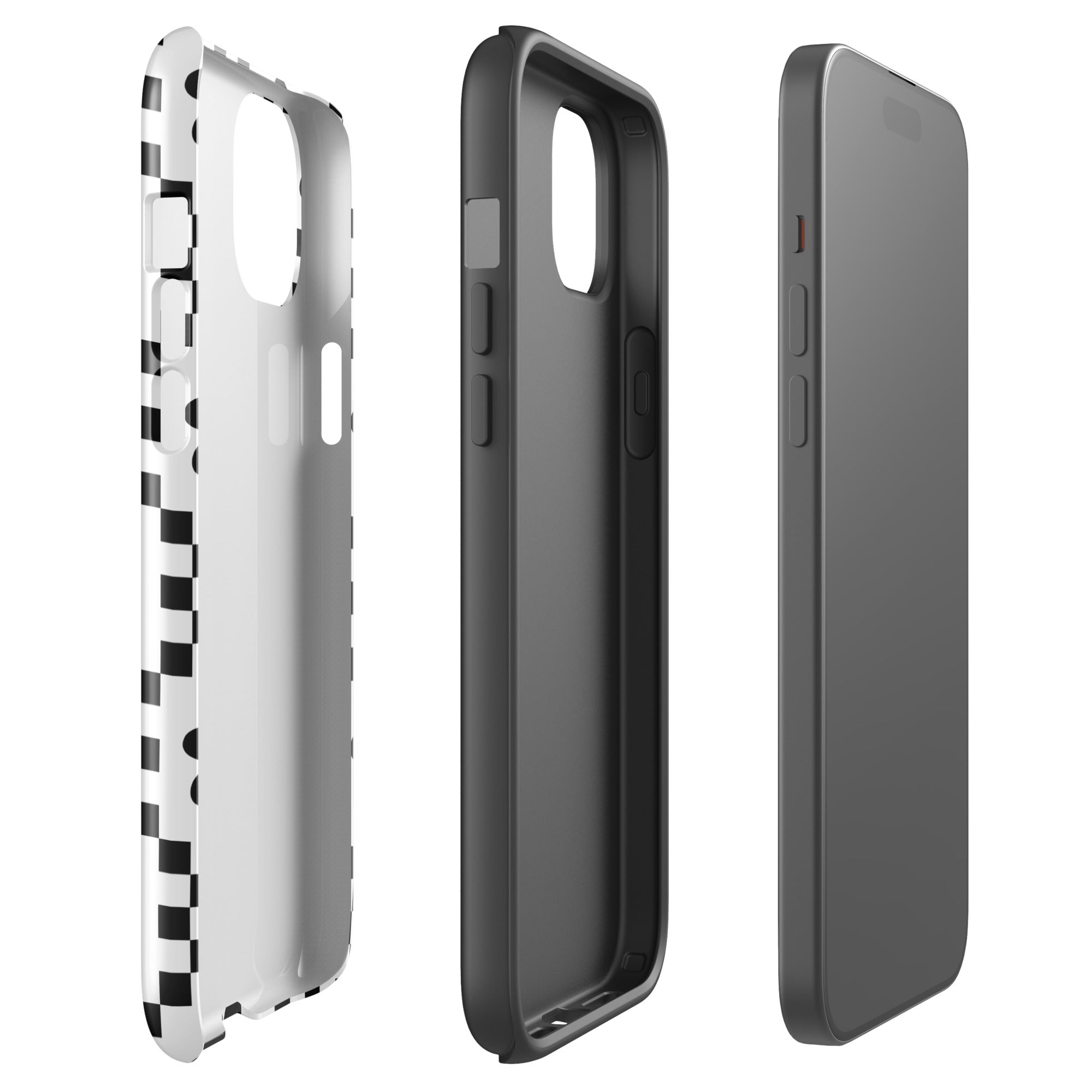 Monochrome Daisy iPhone Case