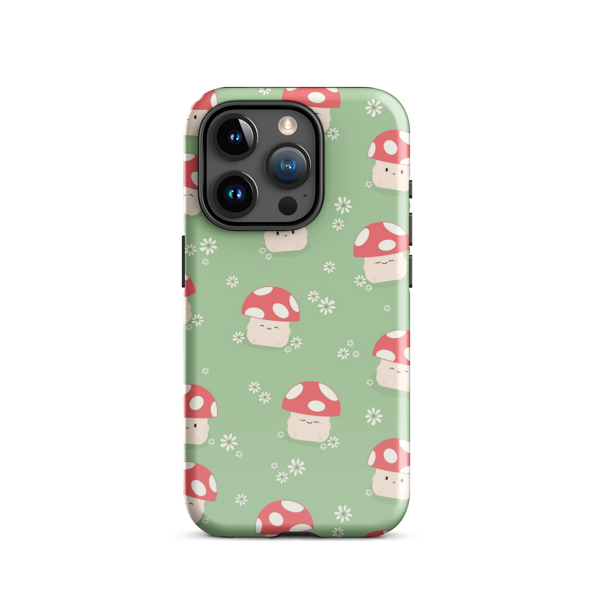 Mushroom Friends iPhone Case iPhone 15 Pro Glossy