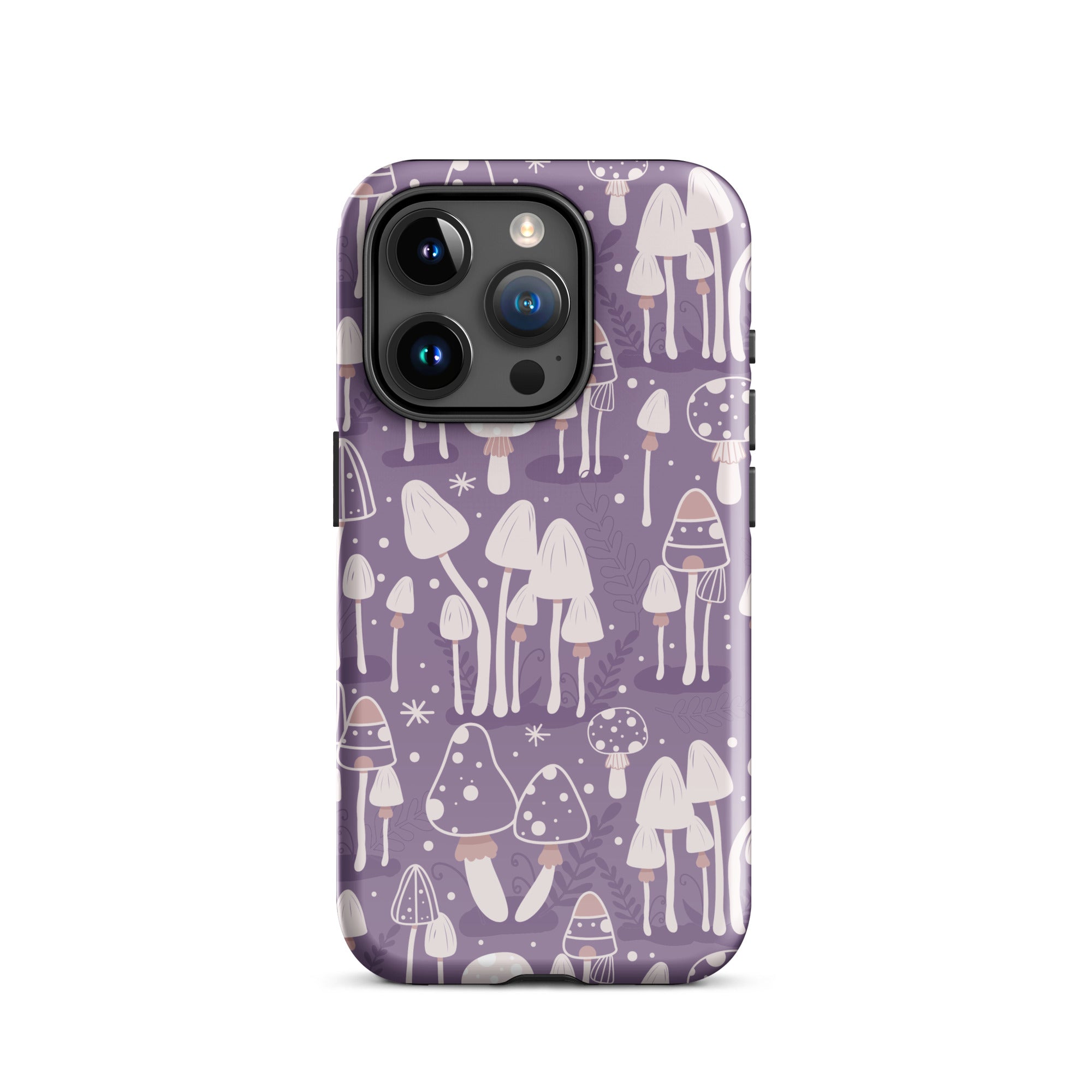 Mushroom Meadow iPhone Case iPhone 15 Pro Glossy