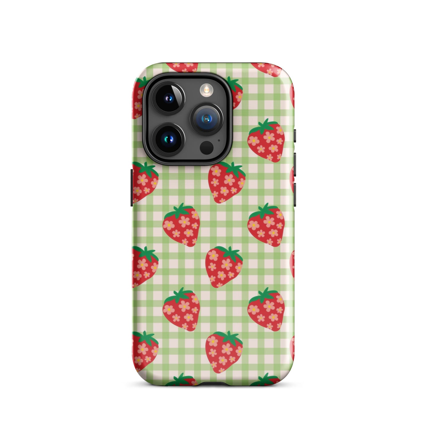 Strawberry Picnic iPhone Case iPhone 15 Pro Glossy