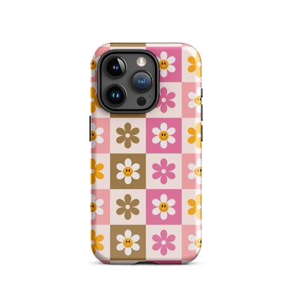Smiley Flowers iPhone Case
