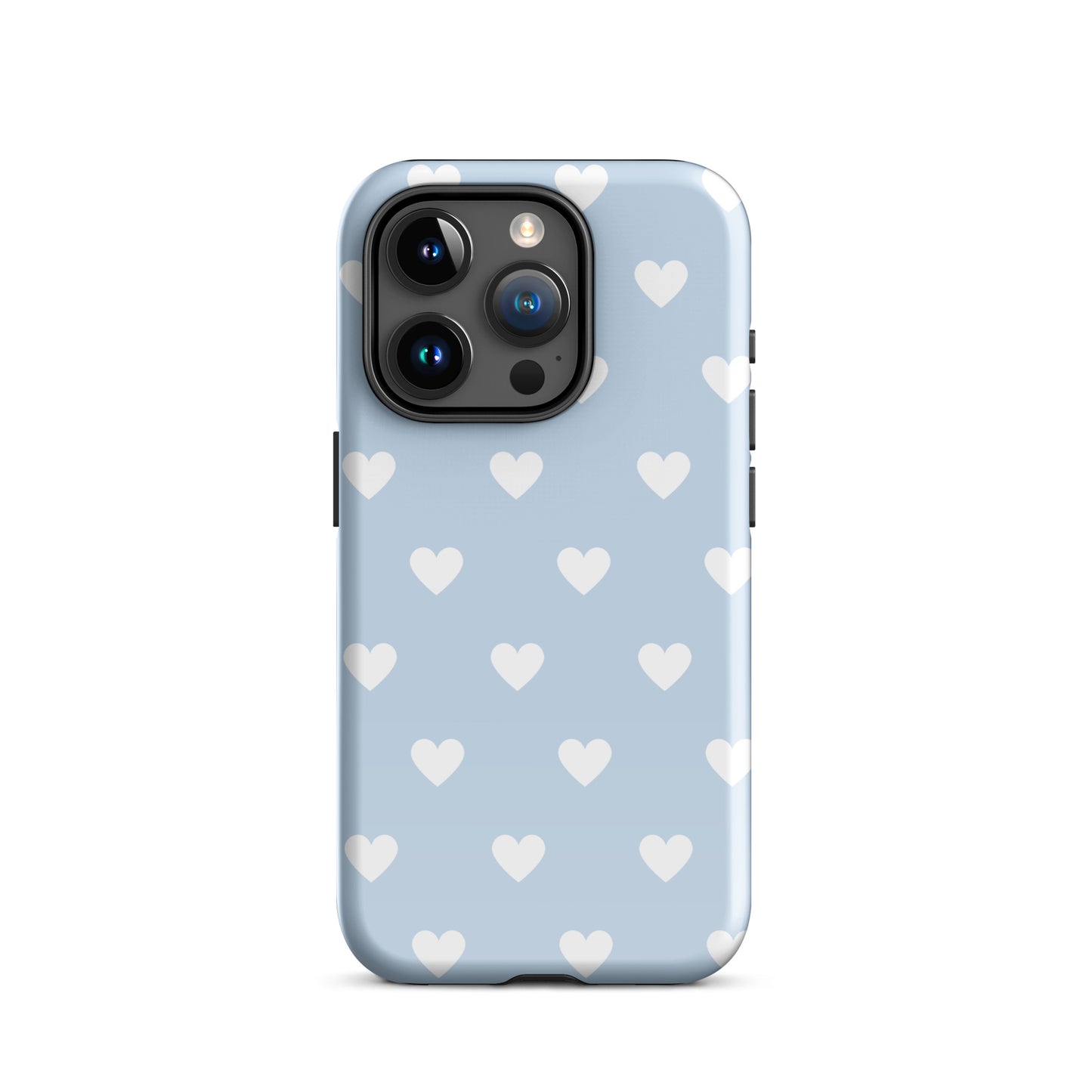 Blue Hearts iPhone Case