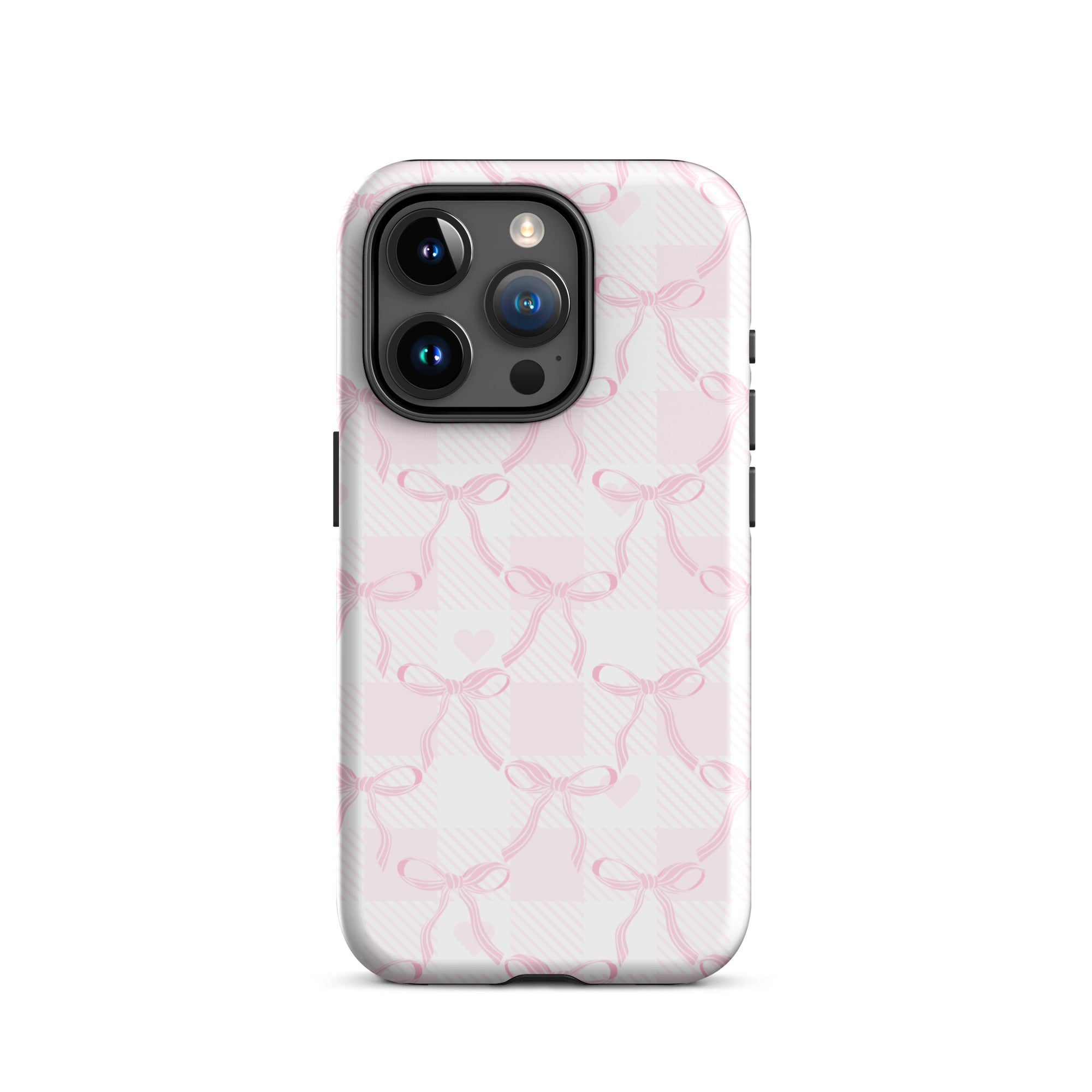 Pink Ribbon Bows iPhone Case