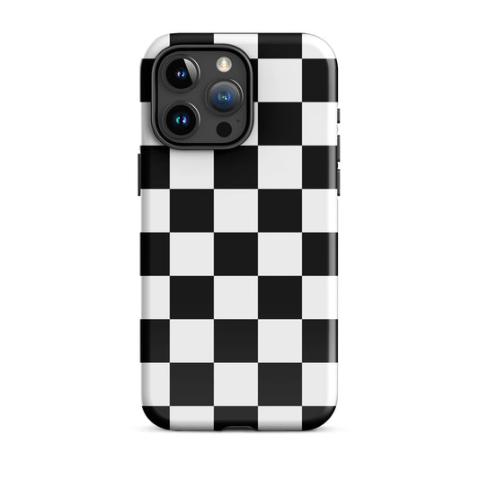 Checkered iPhone Case iPhone 15 Pro Max Glossy