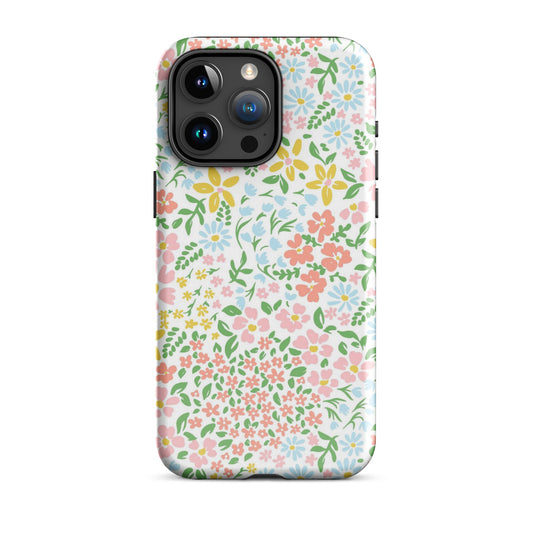 Flower Garden iPhone Case iPhone 15 Pro Max Glossy