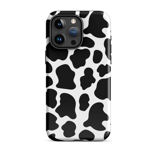Cow Print iPhone Case iPhone 15 Pro Max Glossy