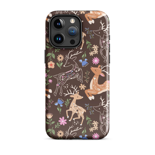 Deer Meadow iPhone Case iPhone 15 Pro Max Glossy