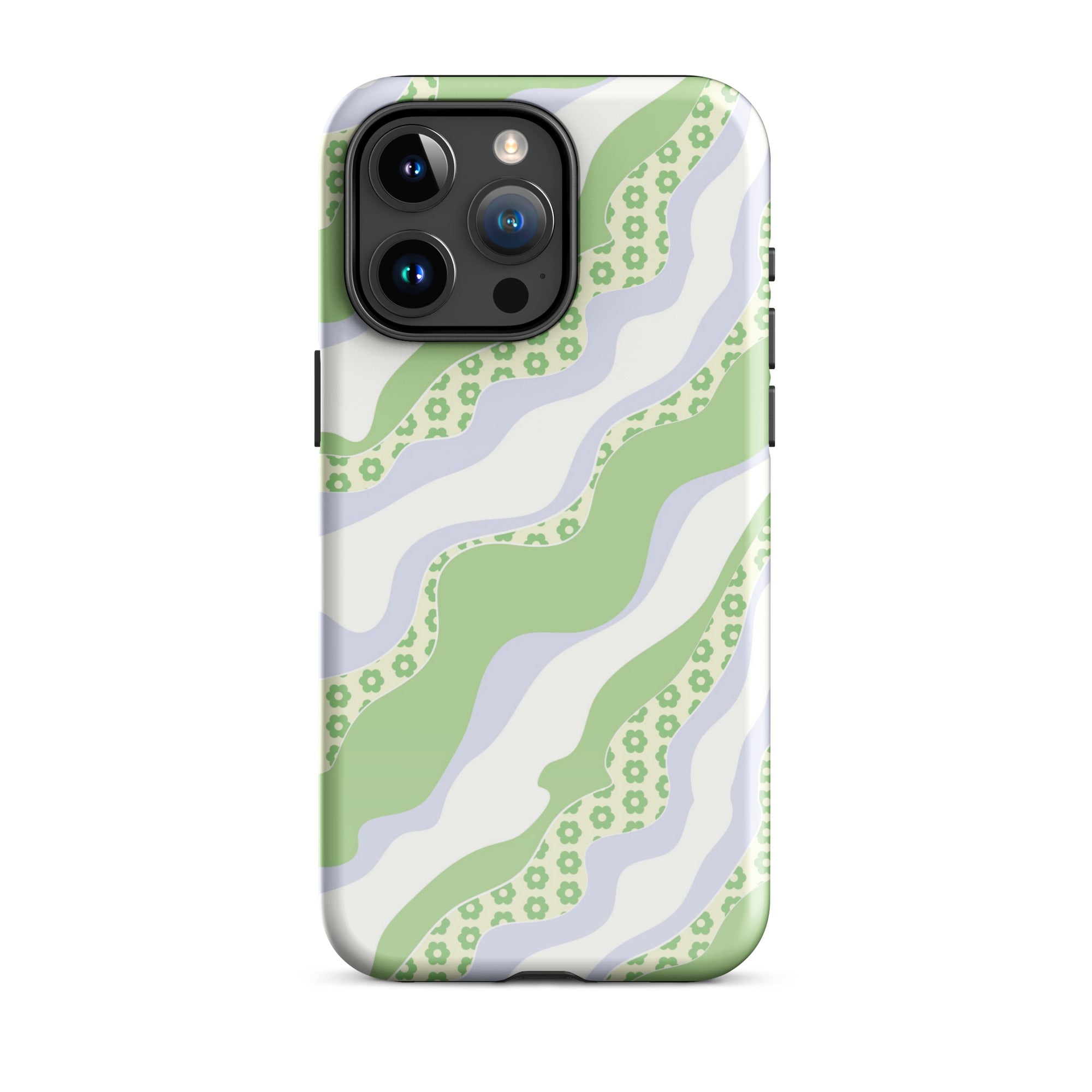 Flower Groove iPhone Case Glossy iPhone 15 Pro Max