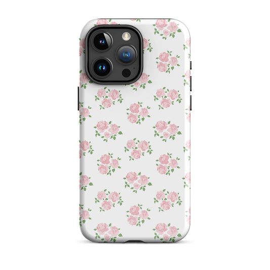 Pink Roses iPhone Case iPhone 15 Pro Max Glossy