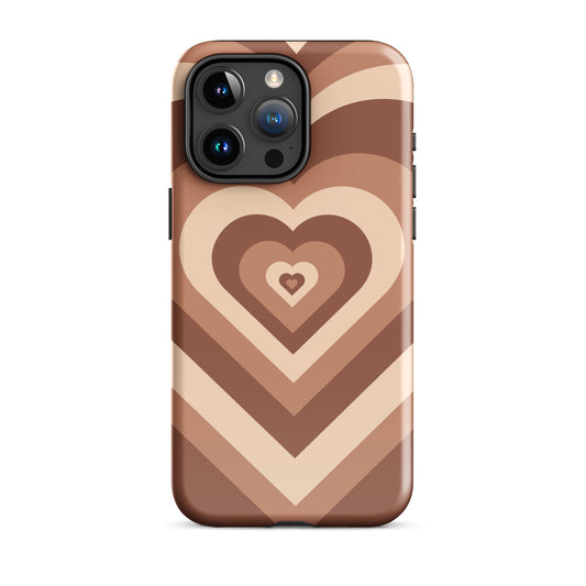 Choco Hearts iPhone Case iPhone 15 Pro Max Glossy