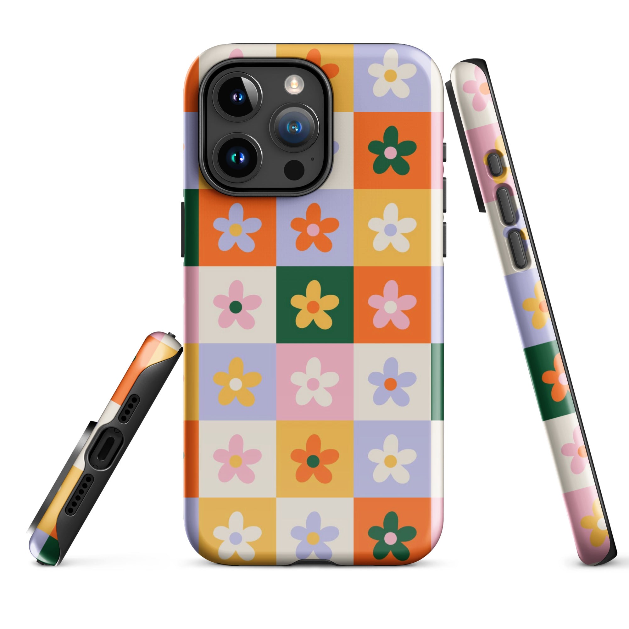 Patchwork Flowers iPhone Case