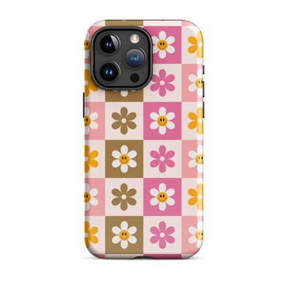 Smiley Flowers iPhone Case