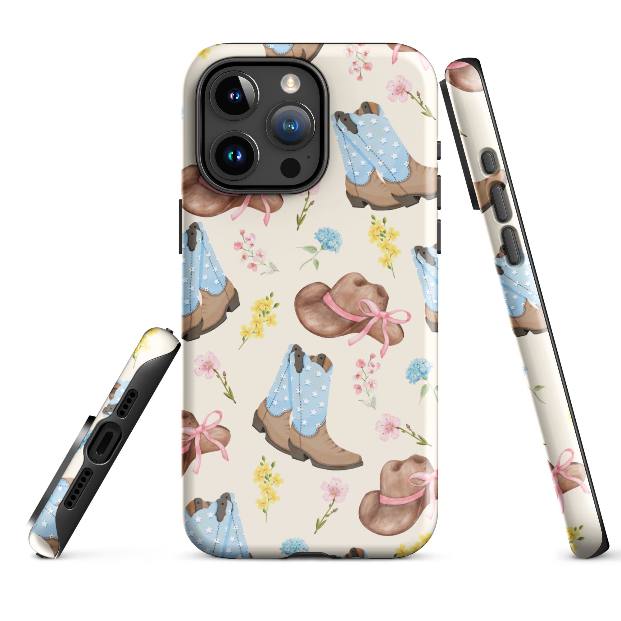 Floral Cowgirl iPhone Case