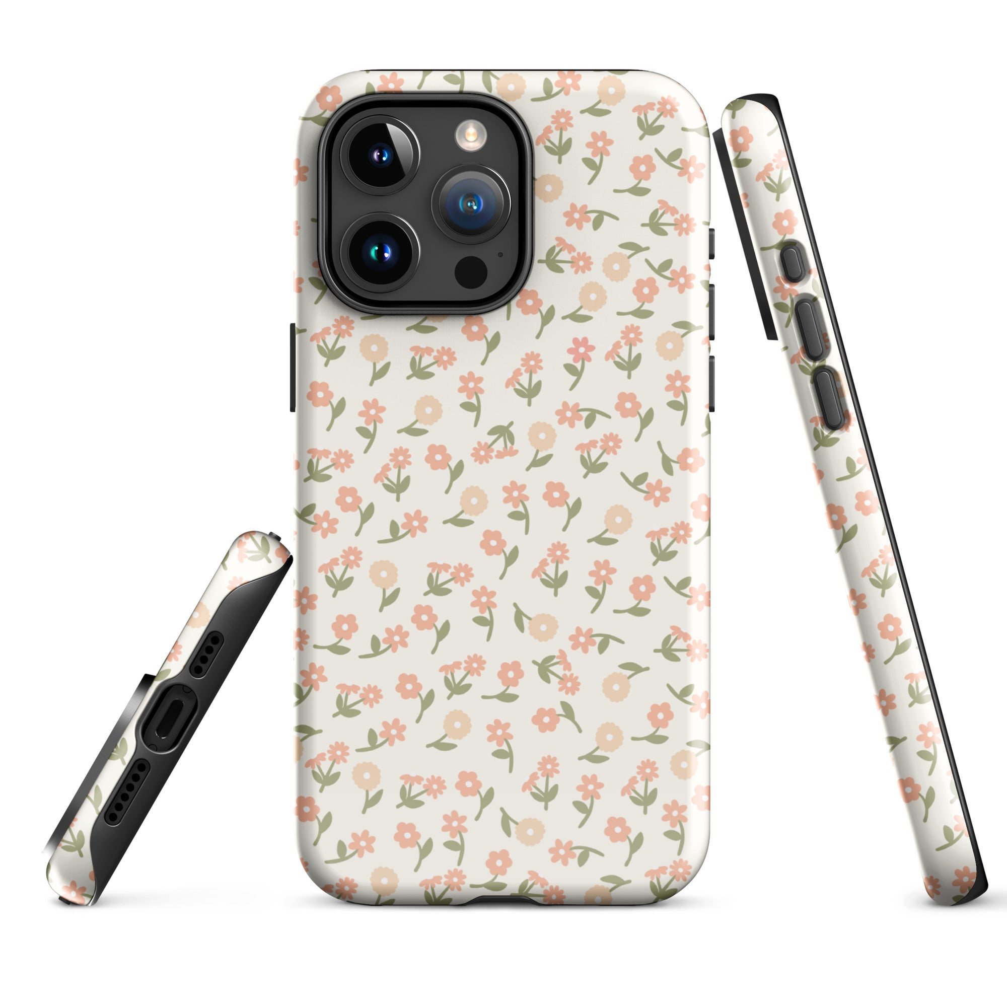 Peach Bloom iPhone Case