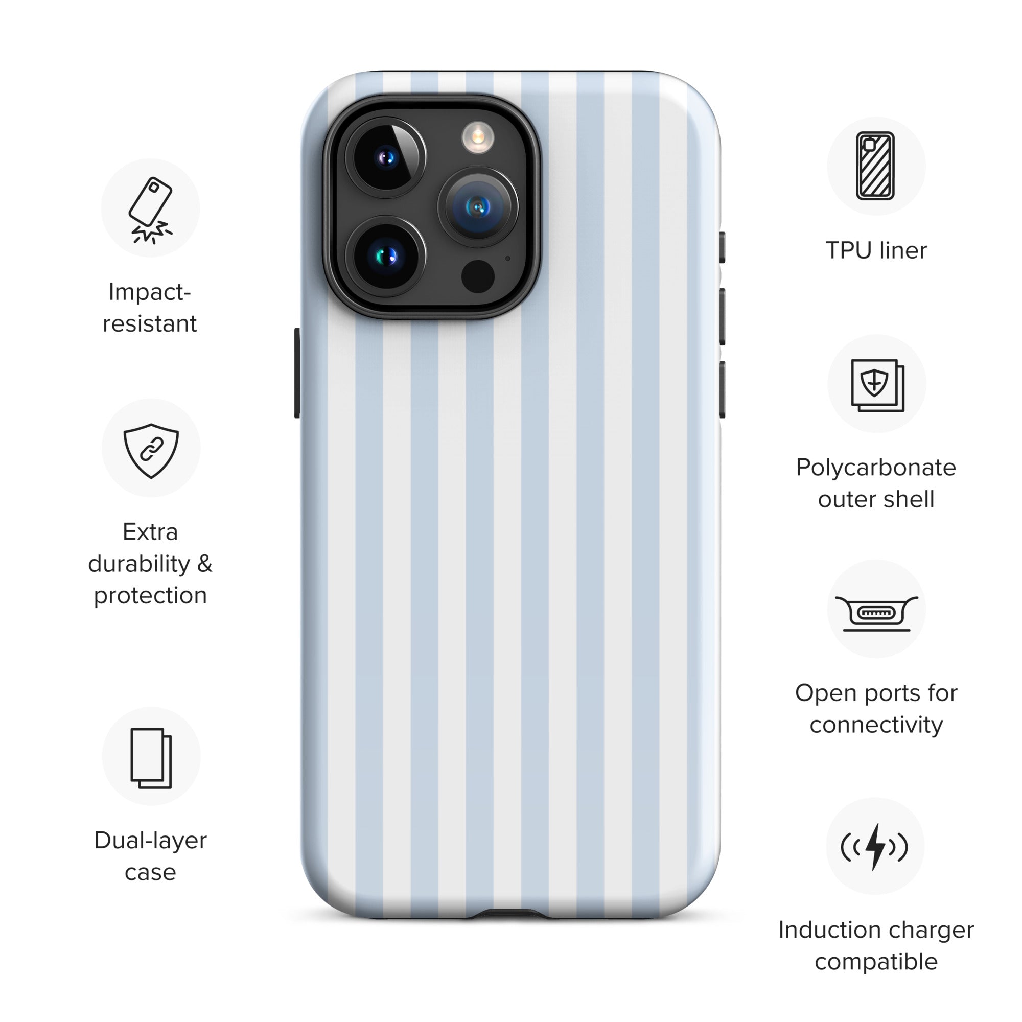 Blue Beau iPhone Case