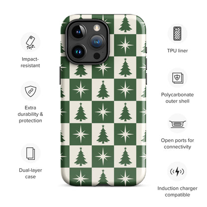 Evergreen Check iPhone Case