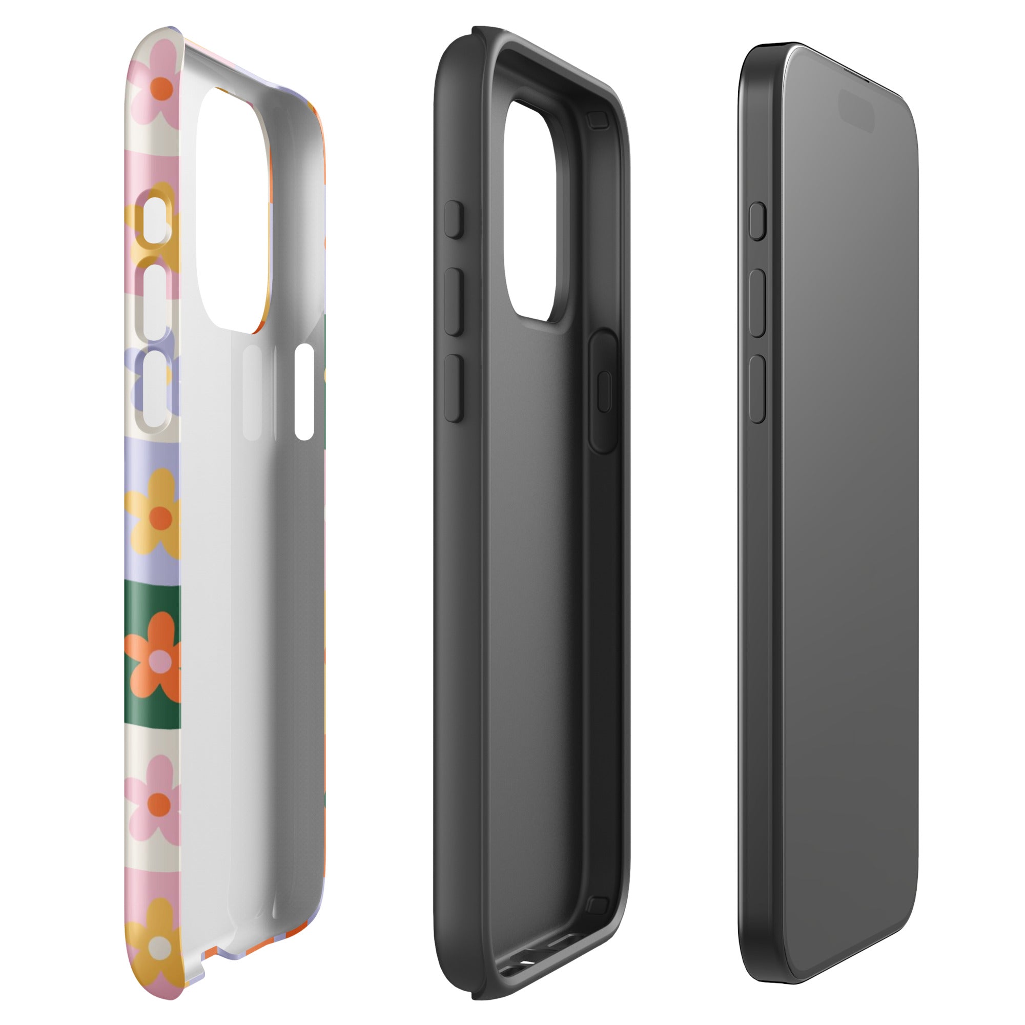 Patchwork Flowers iPhone Case