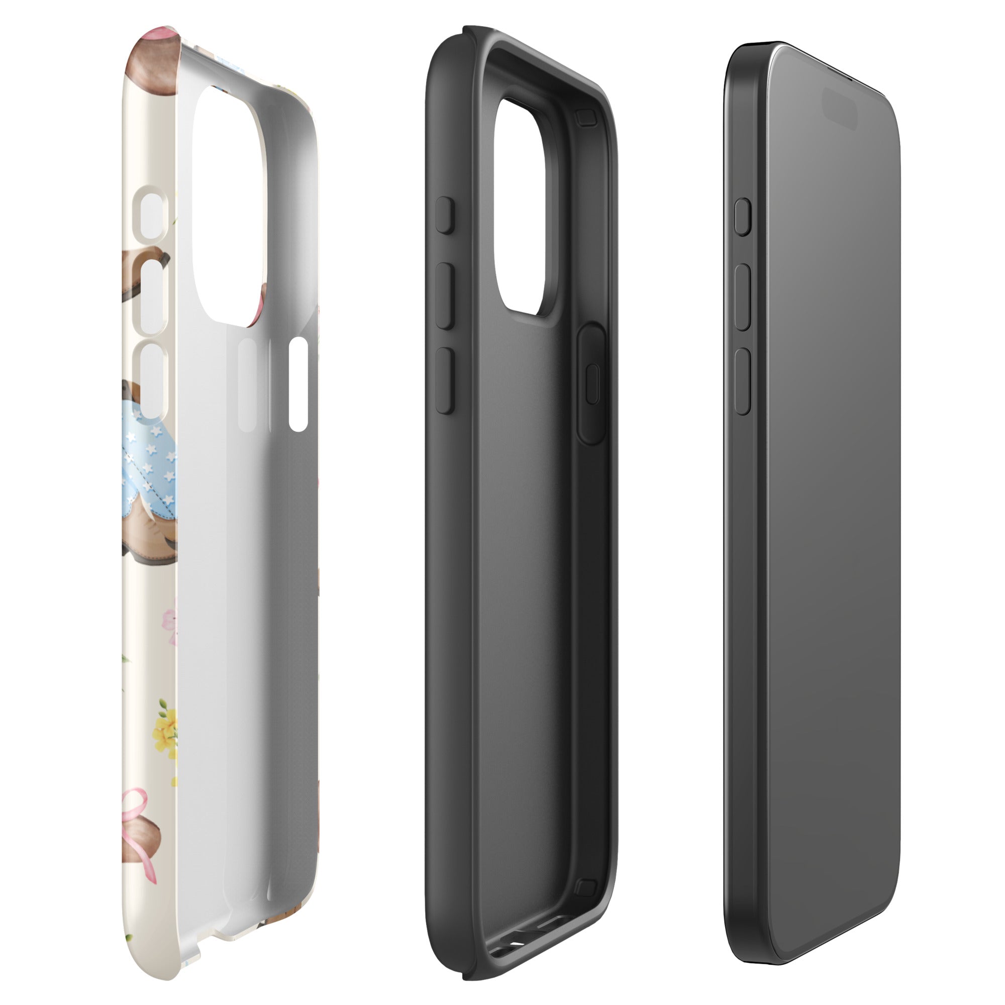 Floral Cowgirl iPhone Case