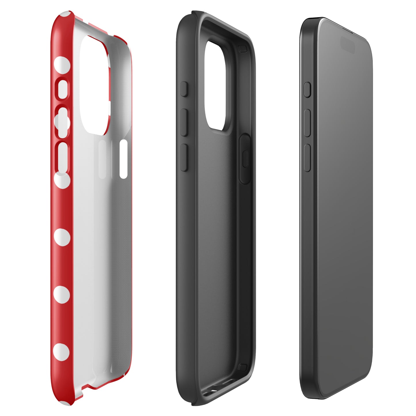 Red Polka Dots iPhone Case