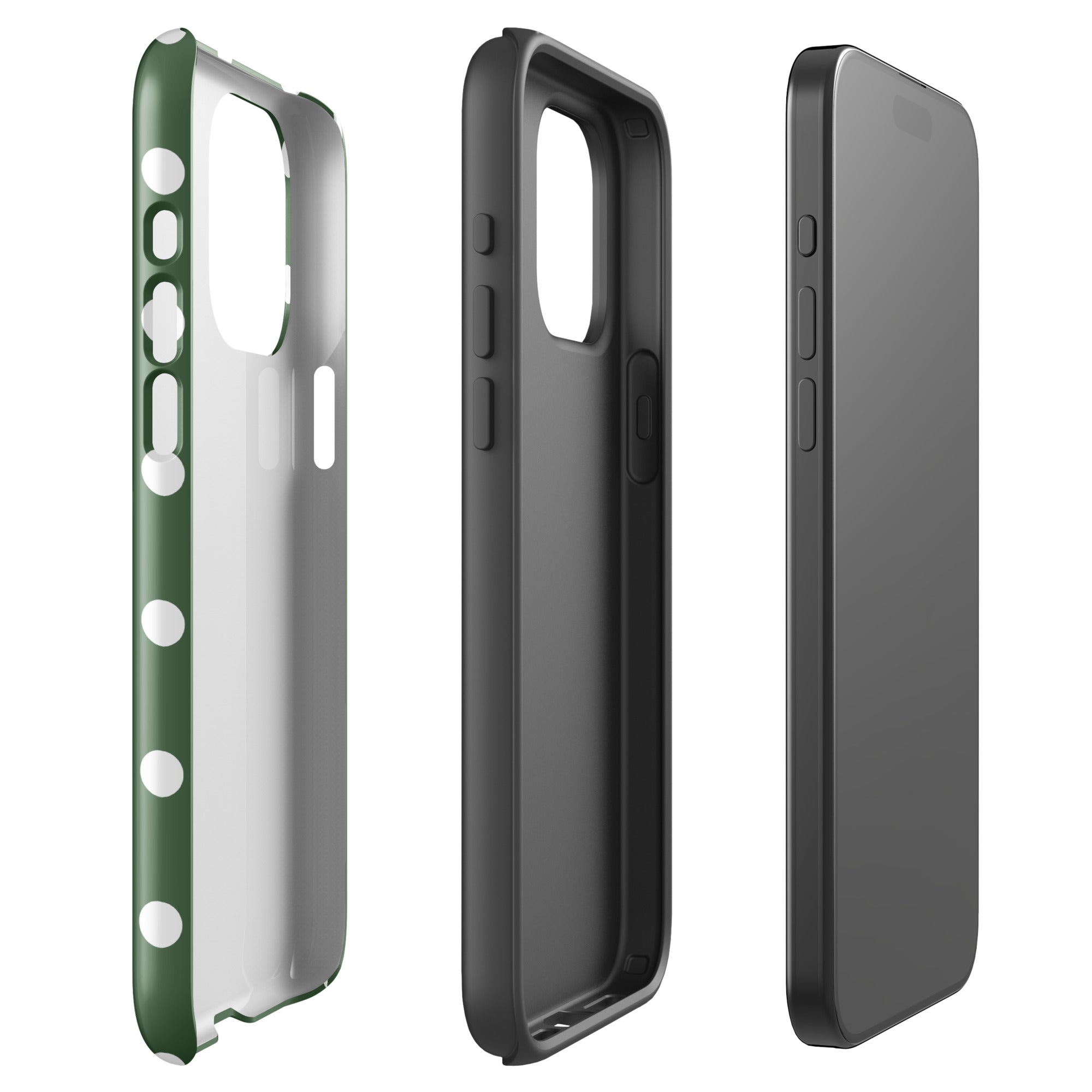 Jolly Green Polka Dots iPhone Case