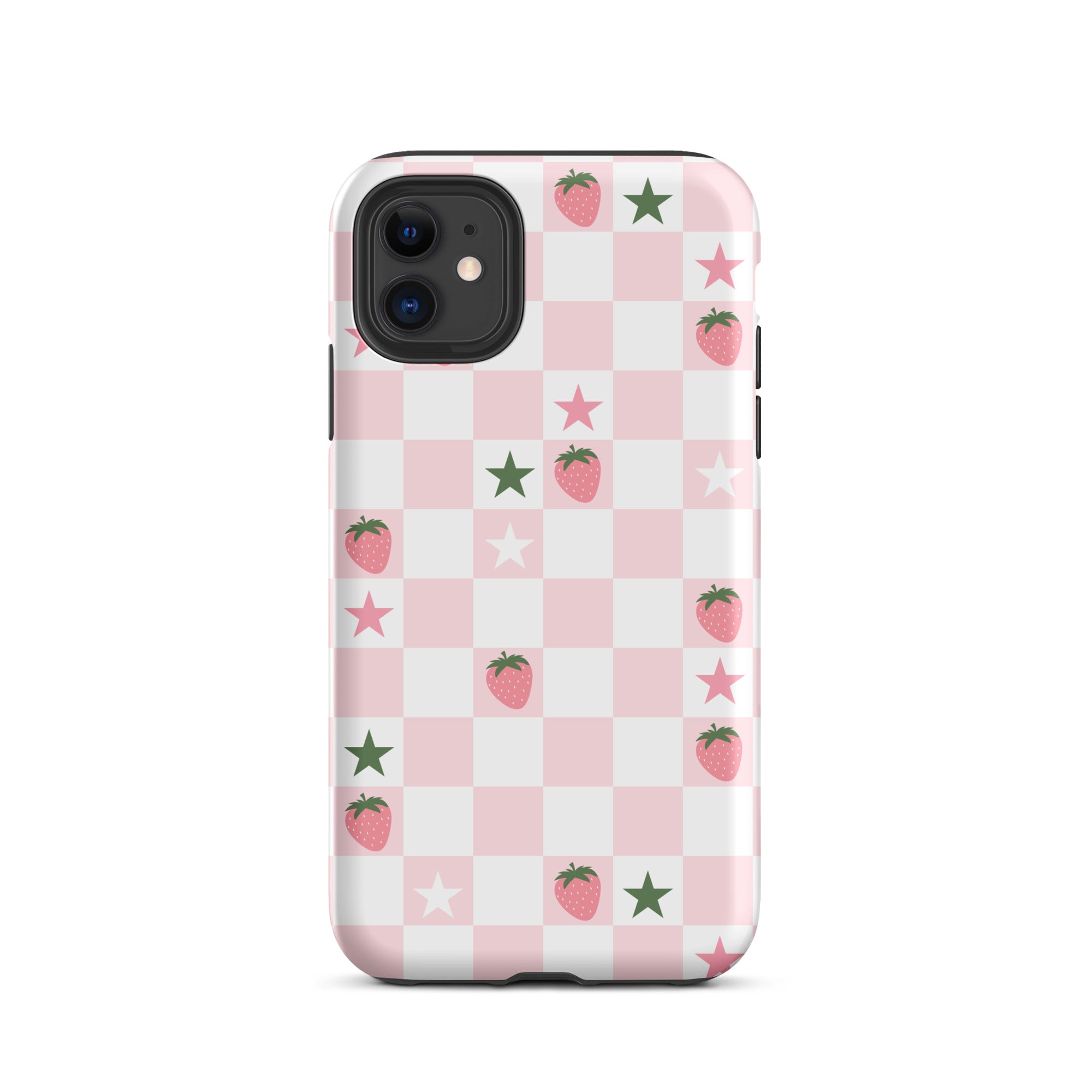 Strawberry Check iPhone Case