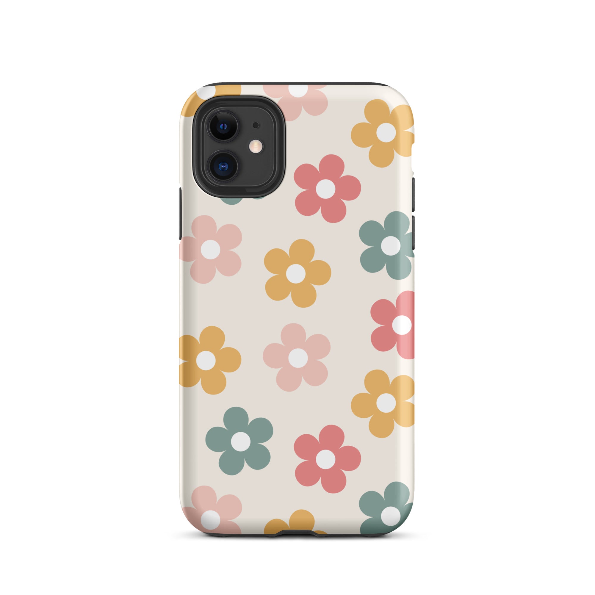 Boho Retro Flowers iPhone Case