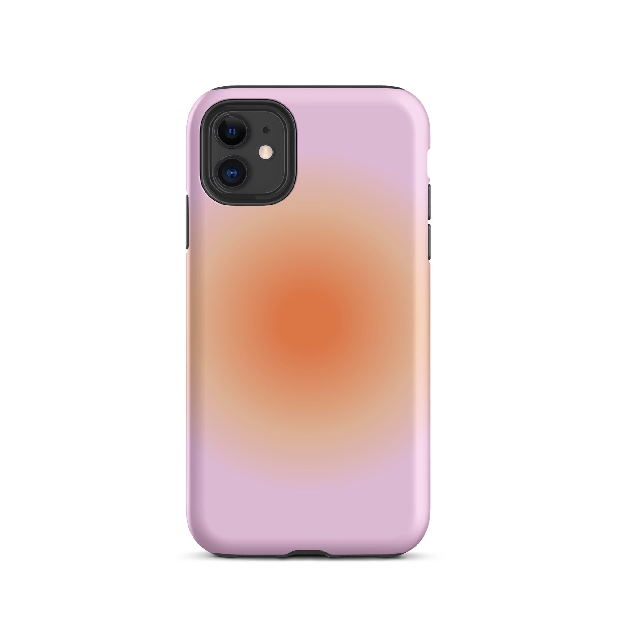 Orange & Purple Aura iPhone Case