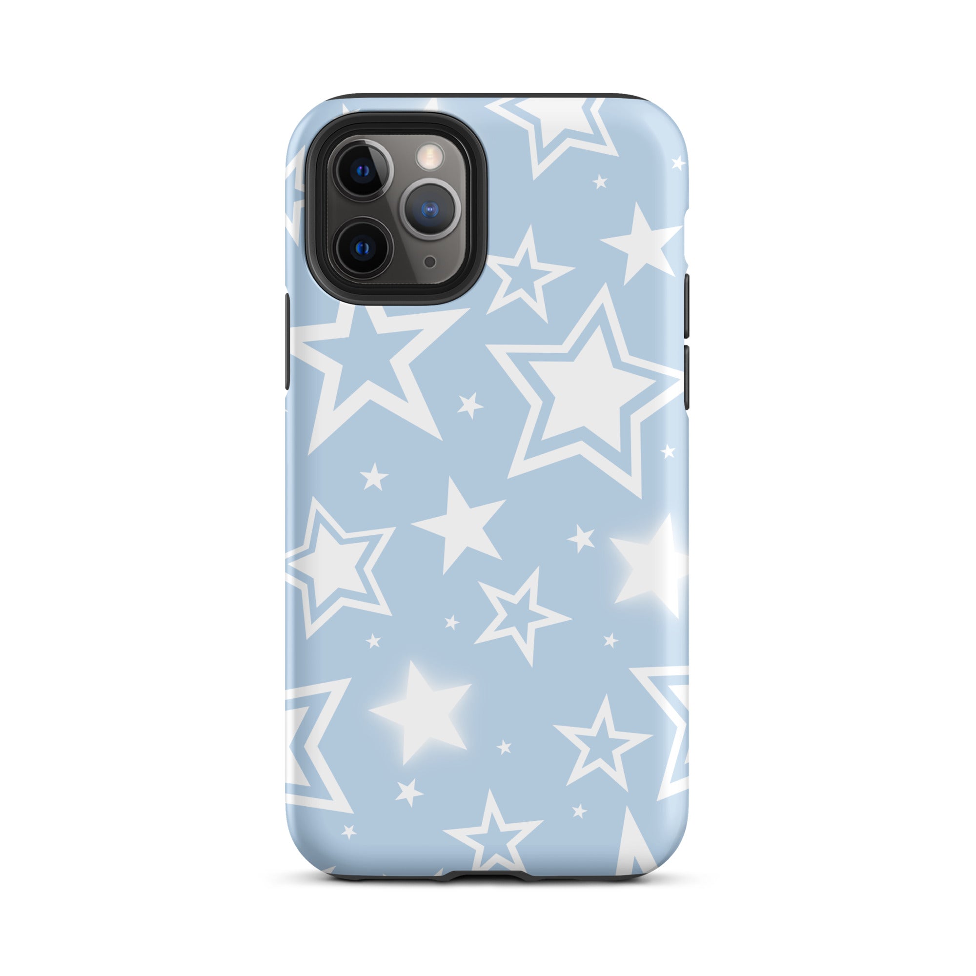 Blue Y2K Stars iPhone Case
