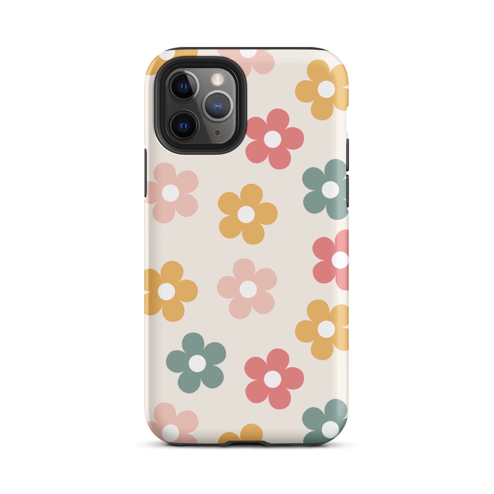 Boho Retro Flowers iPhone Case