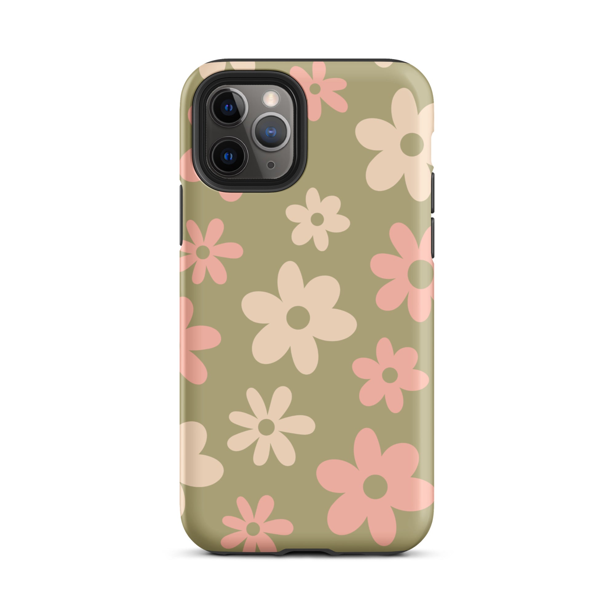 Green Flower Power iPhone Case