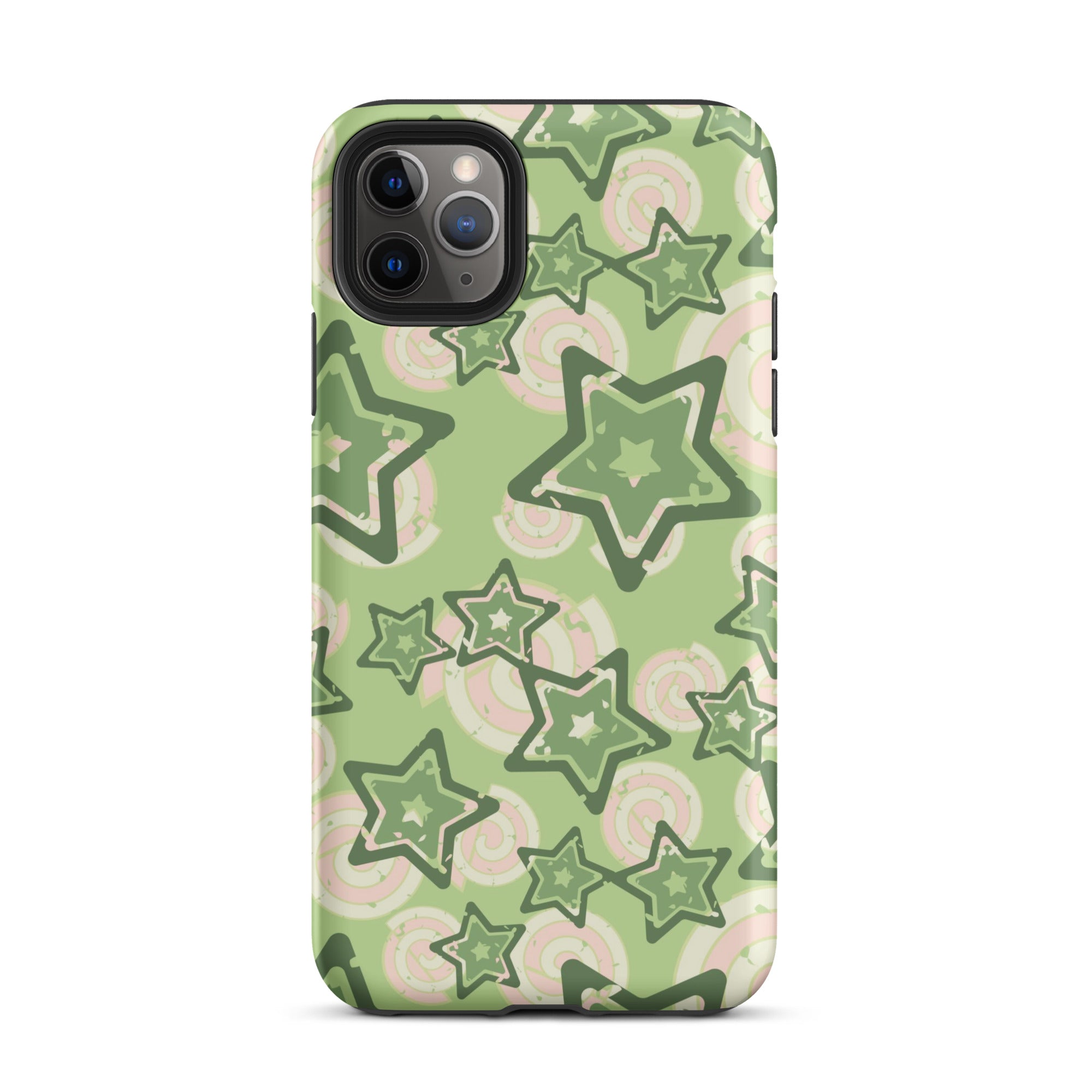 Y2K Green Star iPhone Case iPhone 11 Pro Max Matte