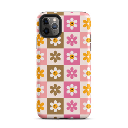Smiley Flowers iPhone Case