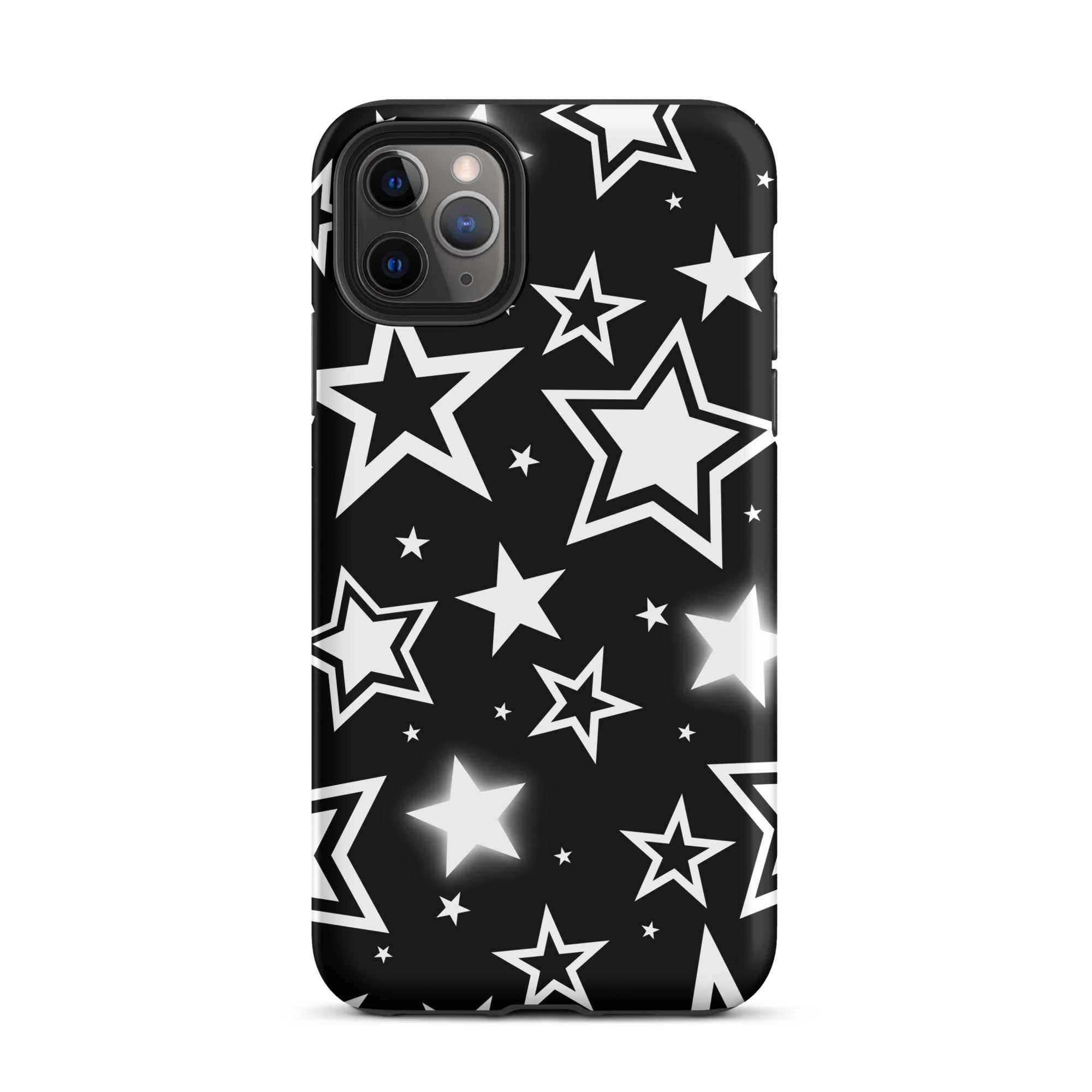Black Stardust iPhone Case