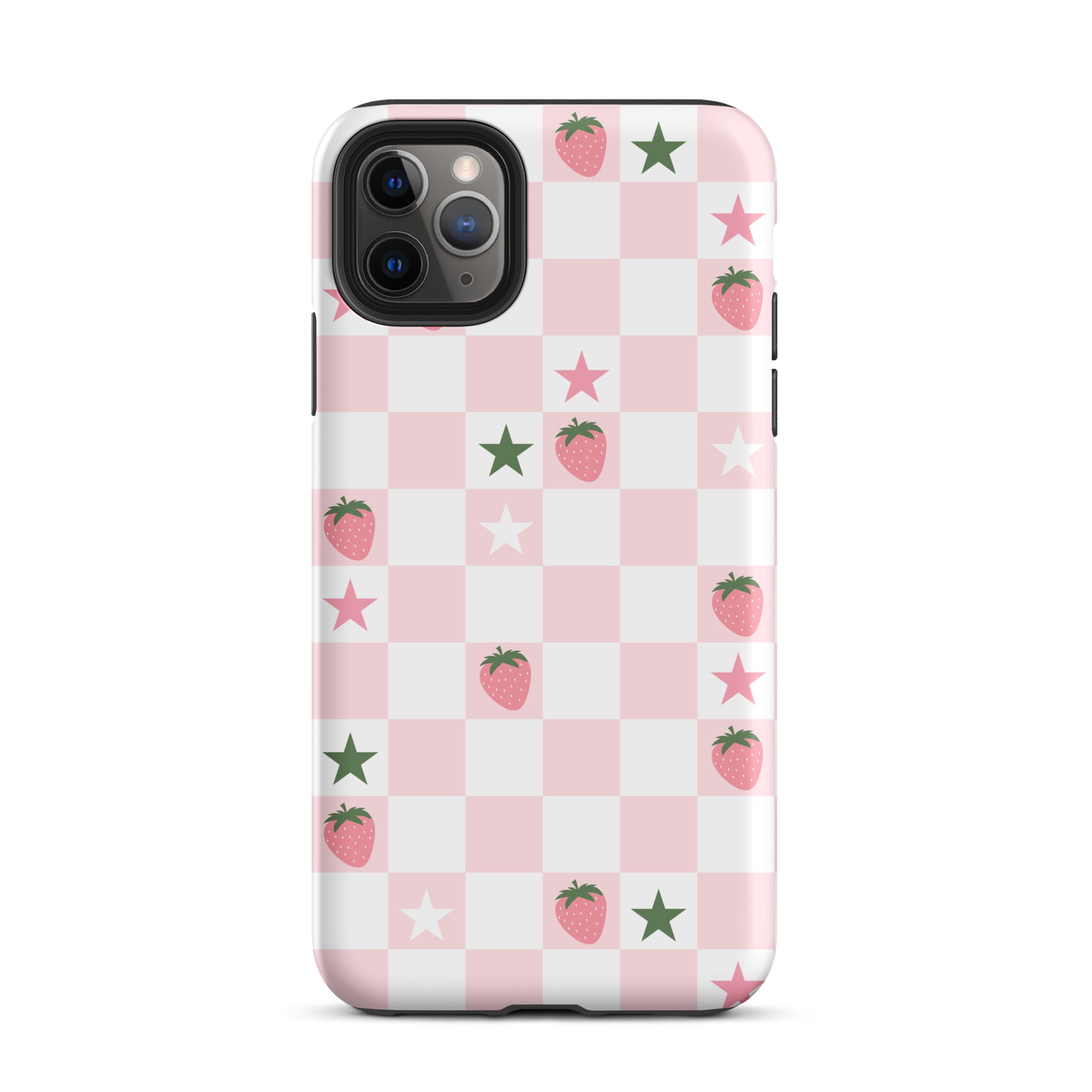 Strawberry Check iPhone Case