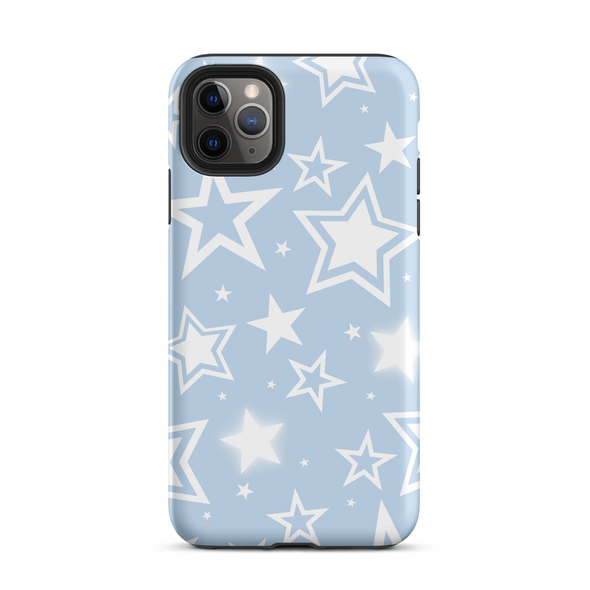 Blue Y2K Stars iPhone Case
