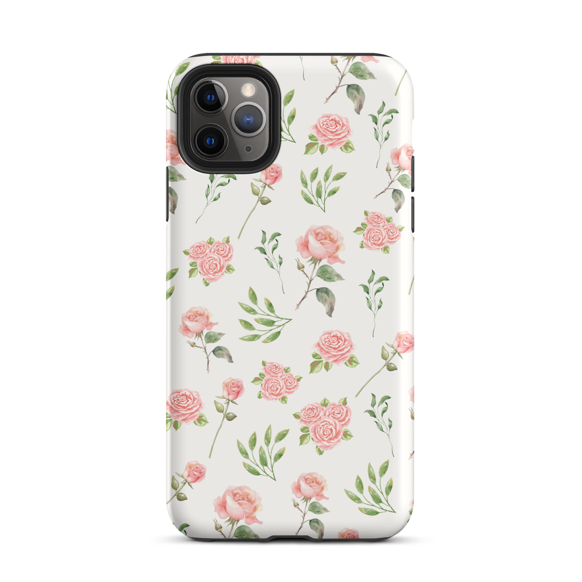 Pink Vintage Roses iPhone Case