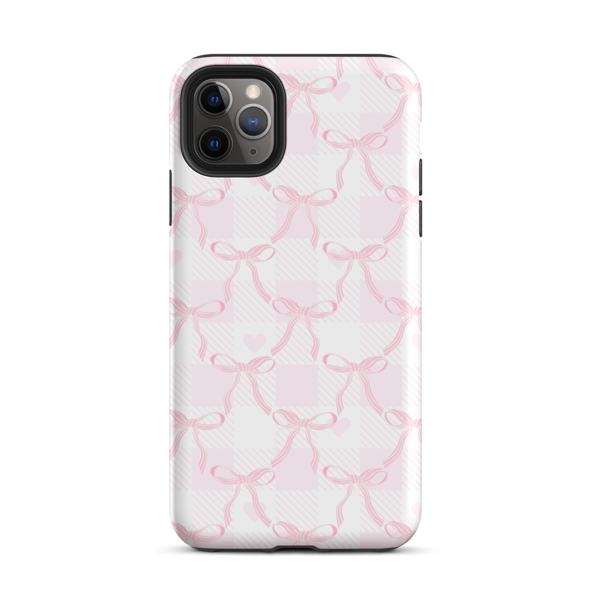 Pink Ribbon Bows iPhone Case