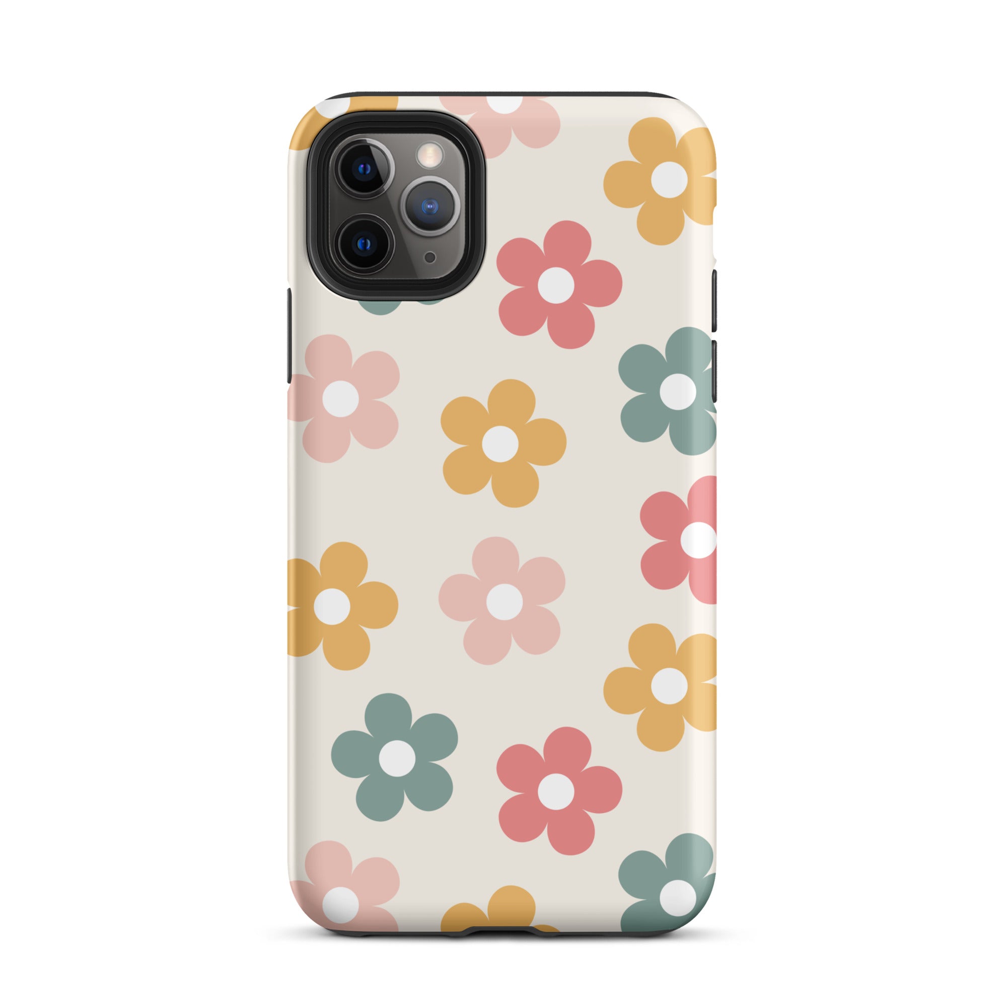 Boho Retro Flowers iPhone Case