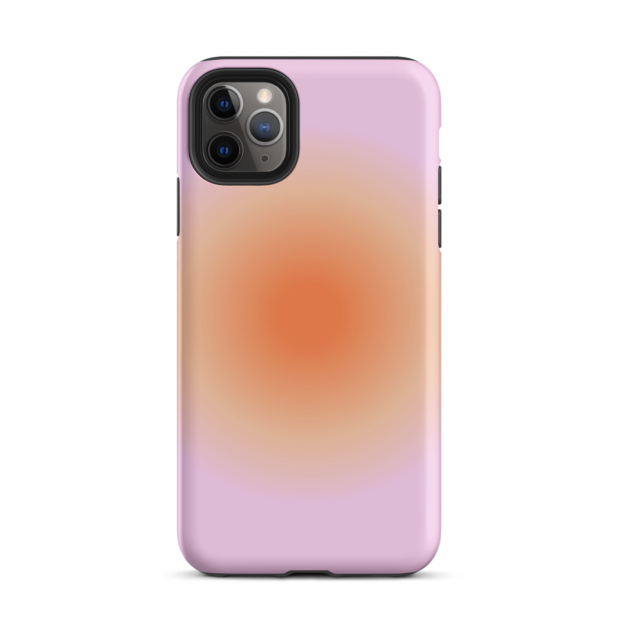 Orange & Purple Aura iPhone Case