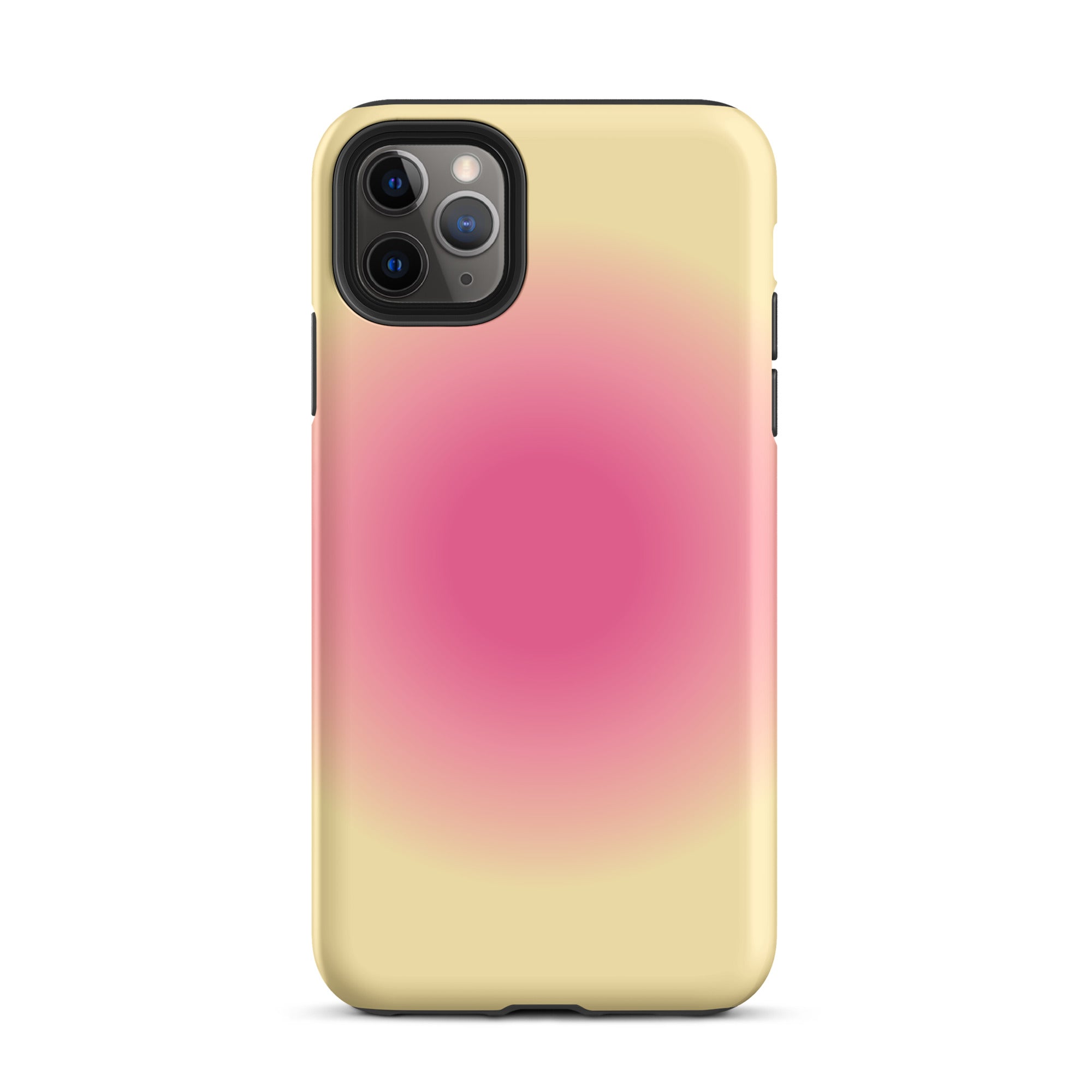 Pink & Yellow Aura iPhone Case