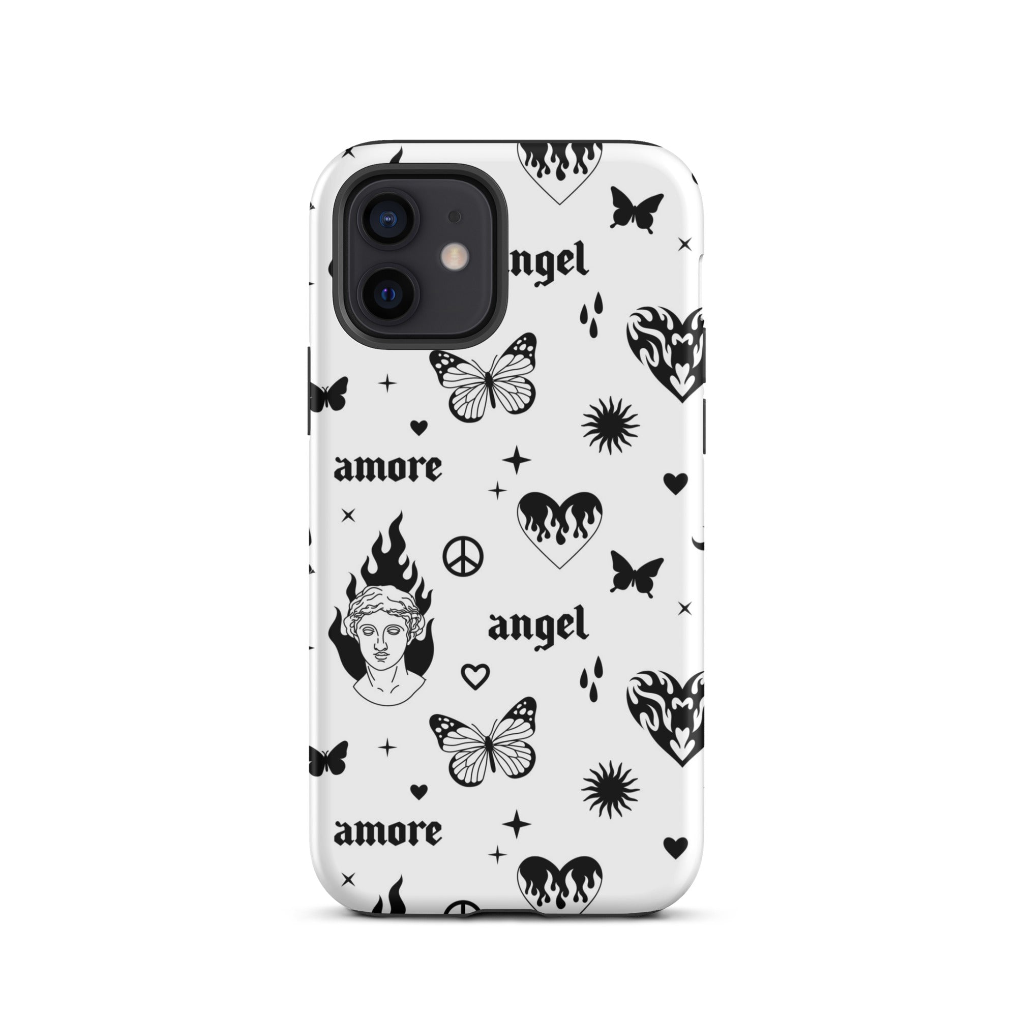 Y2K Angel Heart iPhone Case iPhone 12 Matte
