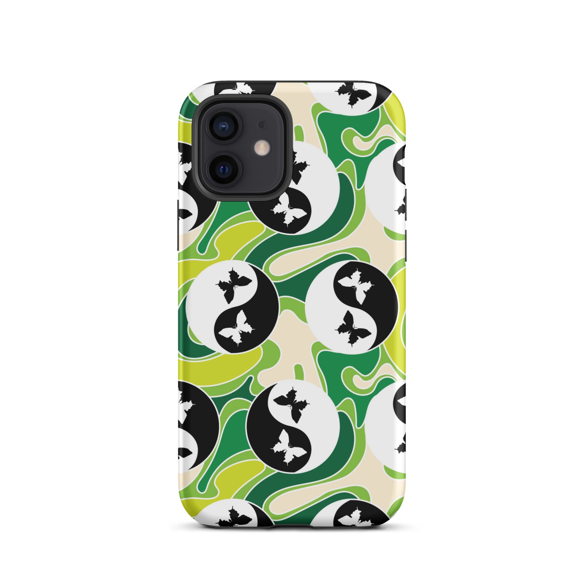 Yin Yang Butterfly iPhone Case Matte iPhone 12