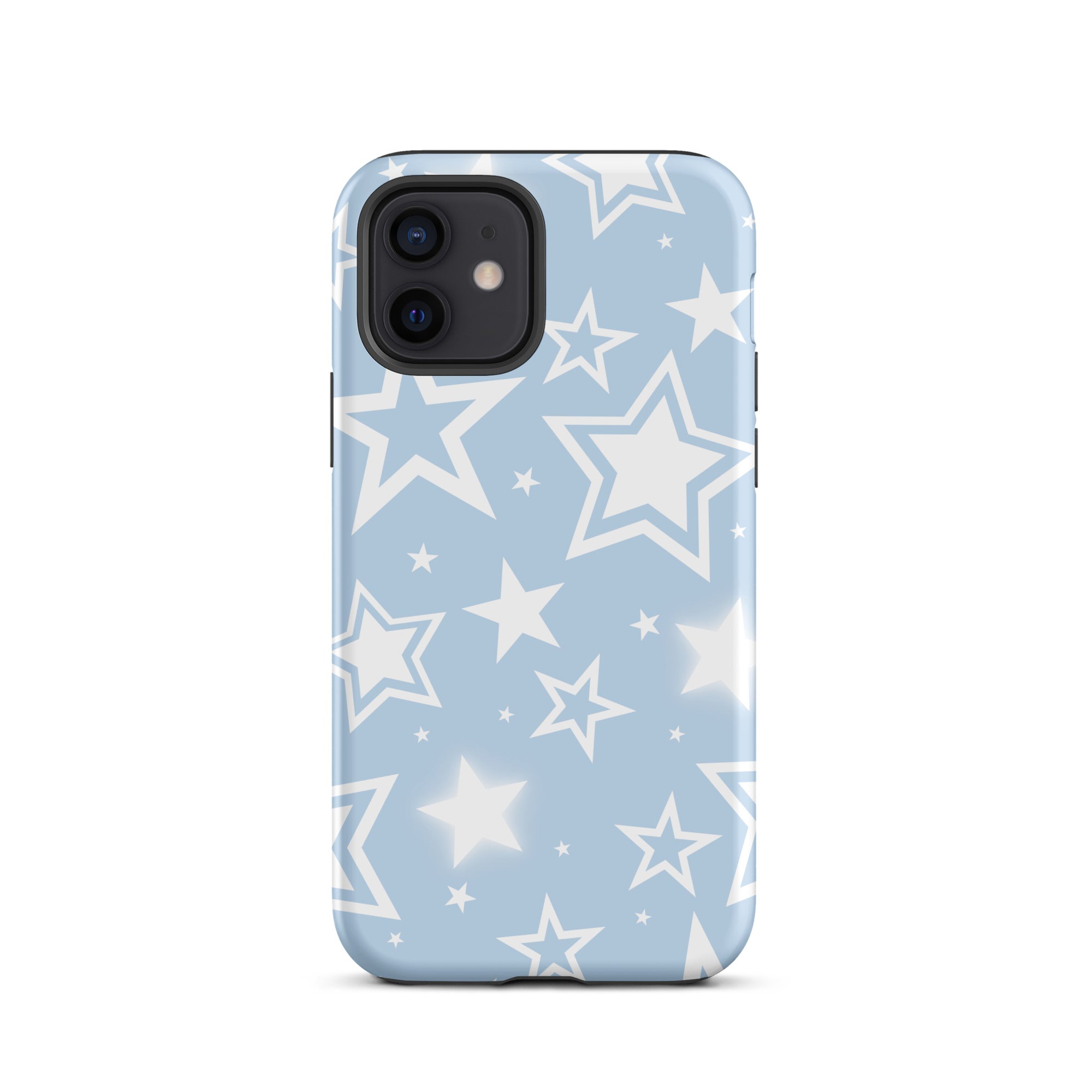 Blue Y2K Stars iPhone Case