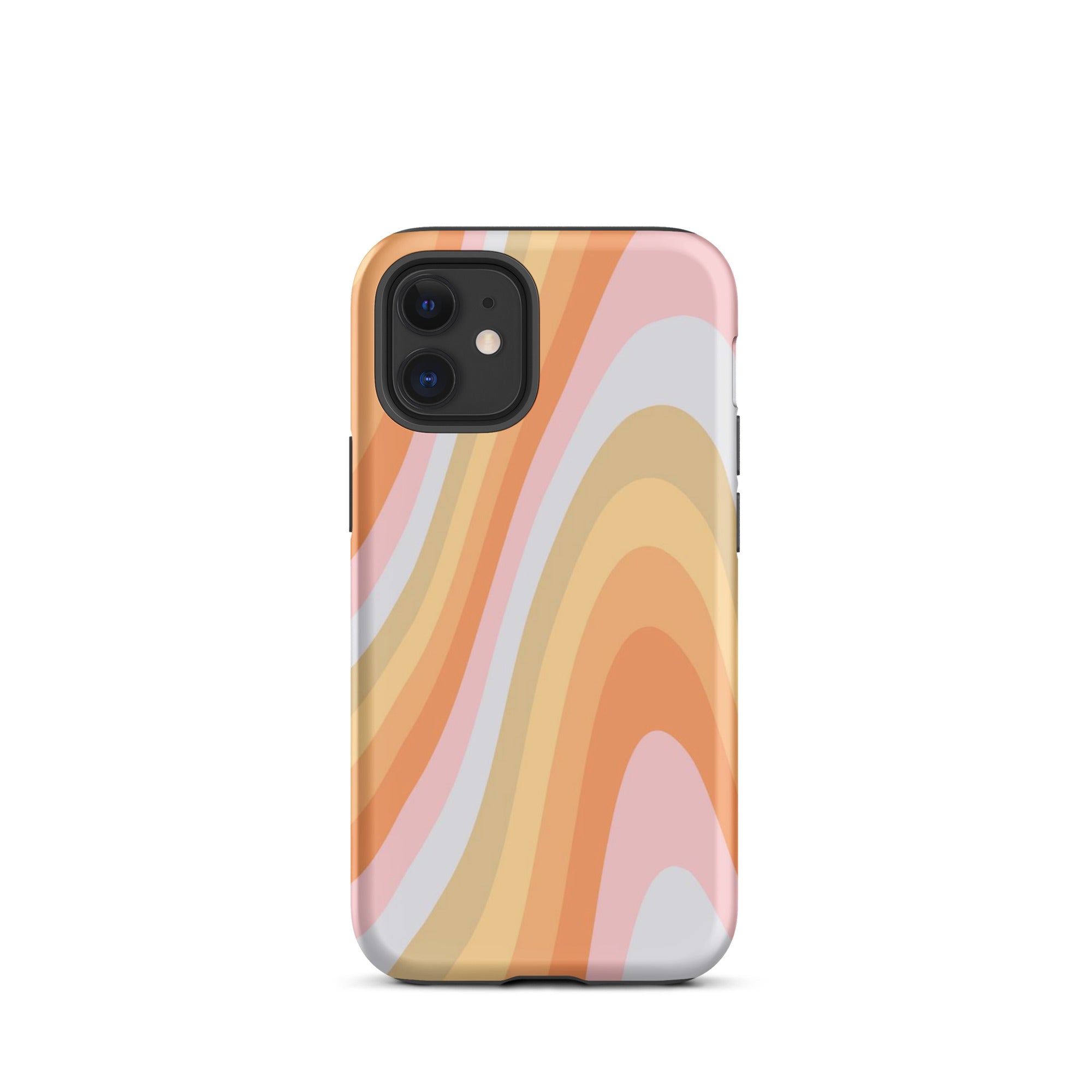 Rainbow Waves iPhone Case iPhone 12 mini Matte