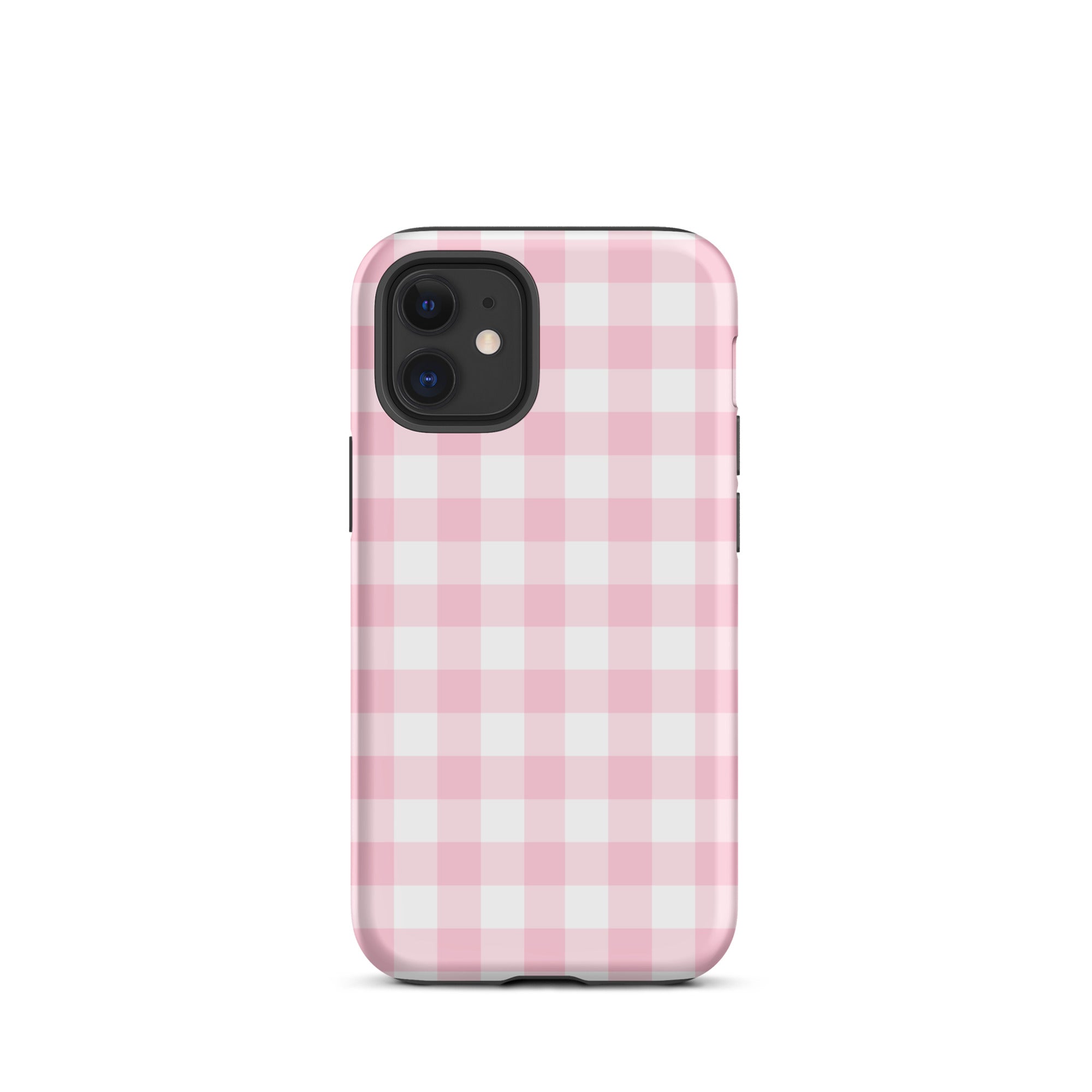 Pink Gingham iPhone Case iPhone 12 mini Matte