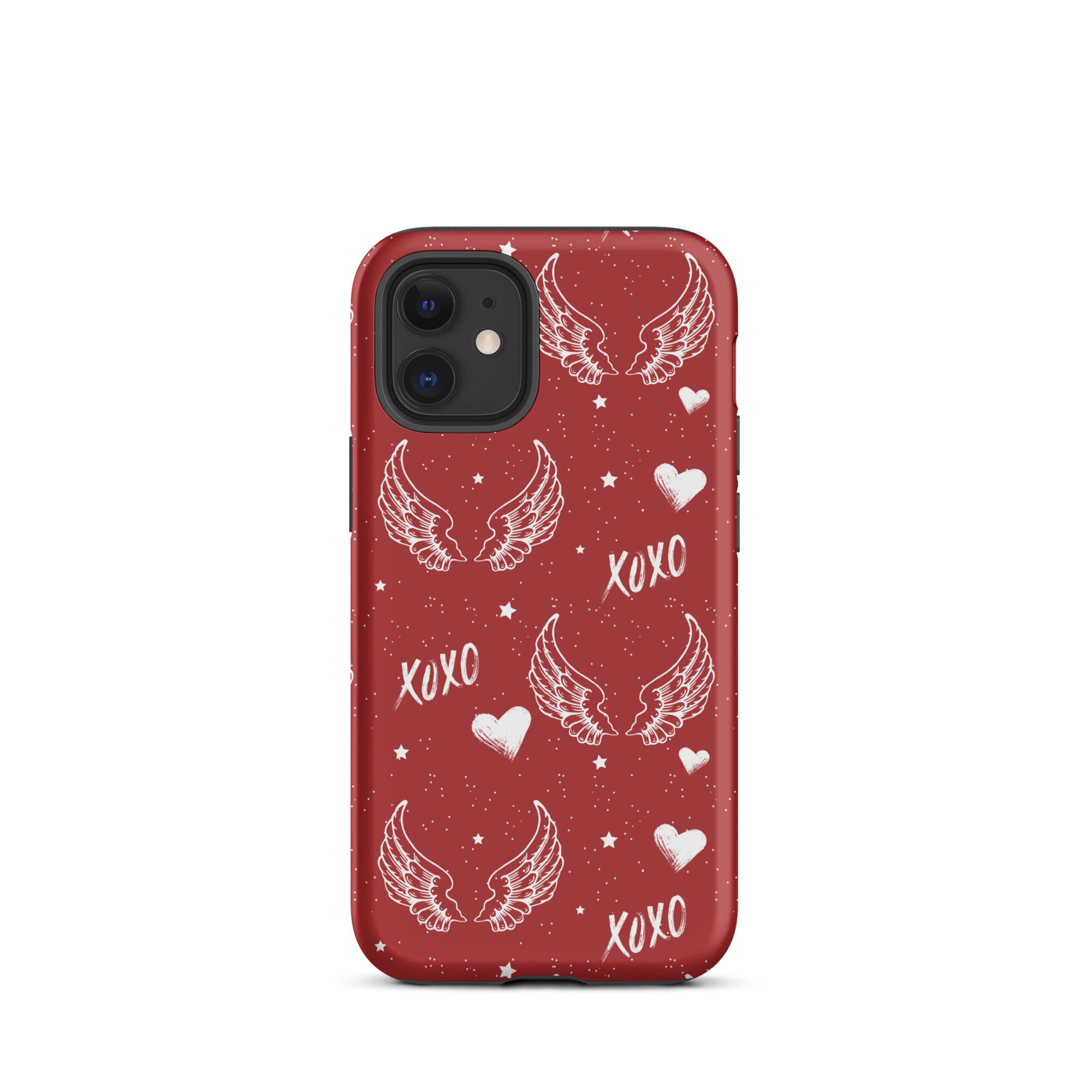 Y2K Red Angel Wings iPhone Case