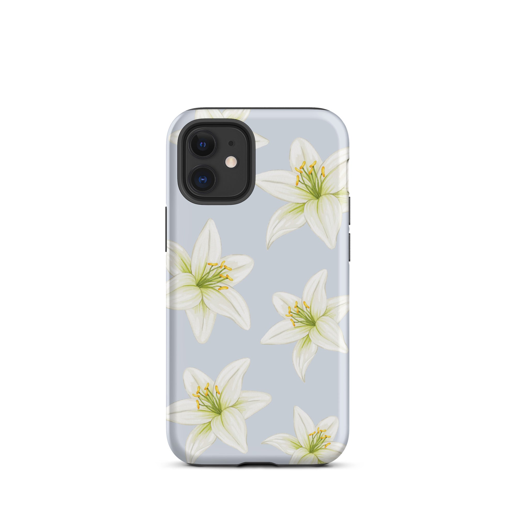 Blue Tiger Lily iPhone Case