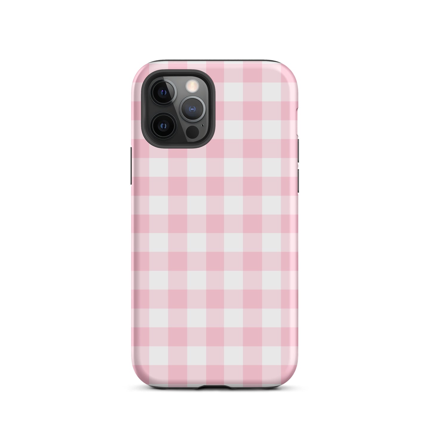 Pink Gingham iPhone Case iPhone 12 Pro Matte