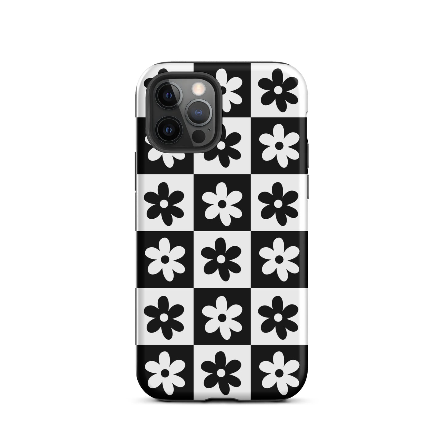 Black & White Garden iPhone Case iPhone 12 Pro Matte